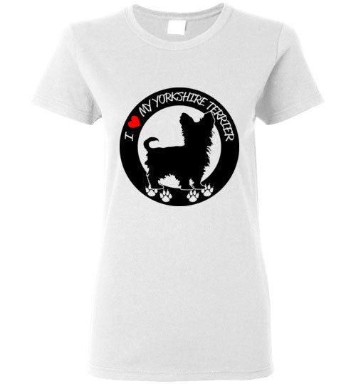 I Love My Yorkshire Terrier T-Shirt