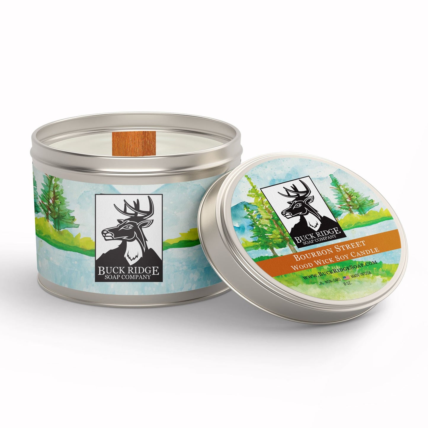 Bourbon Street Sustainable Wood Wick Soy Candle