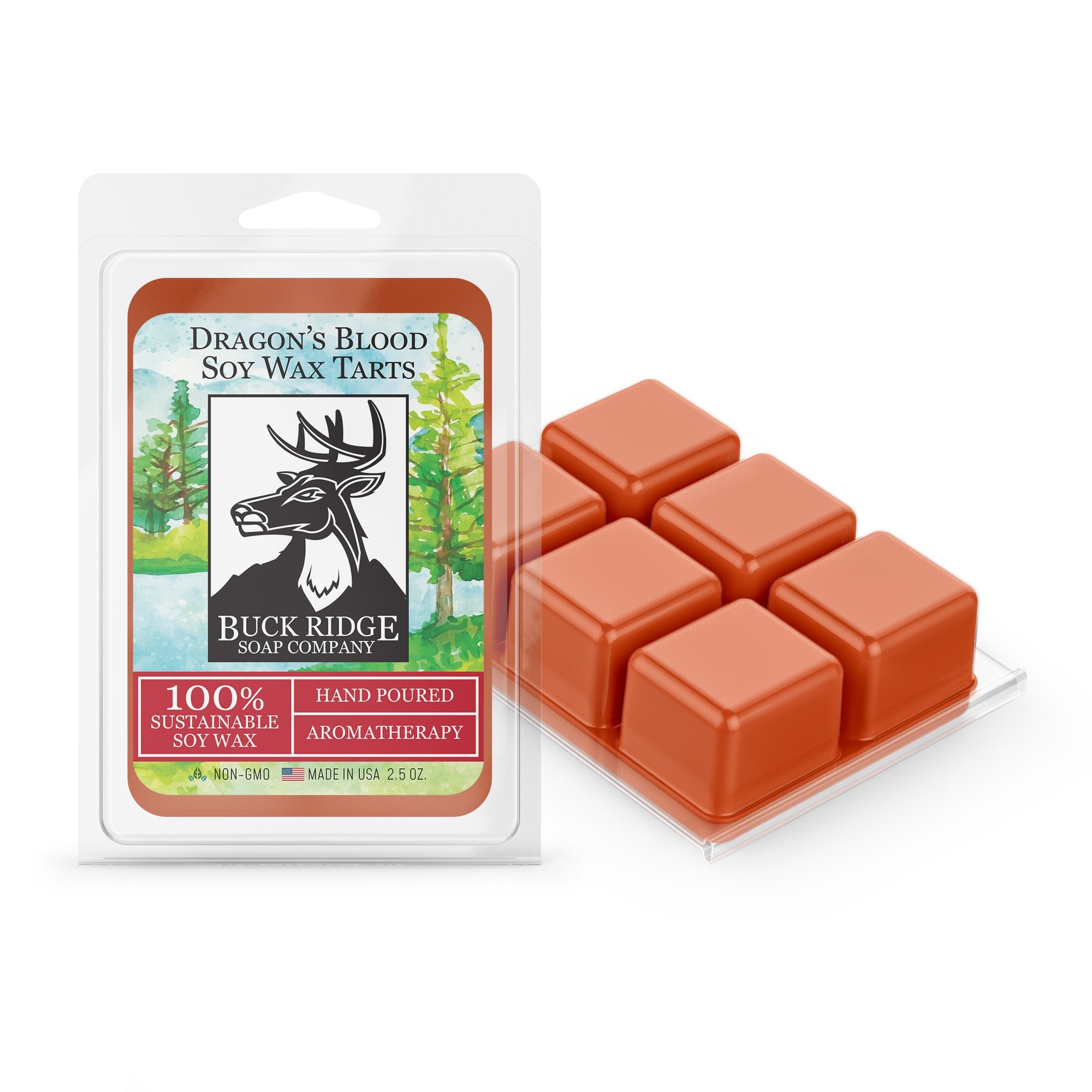 Dragon's Blood Scented Wax Melts by Buck Ridge Soap Company