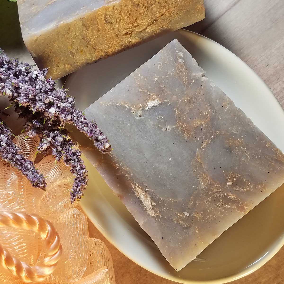 Amethyst and Gold Love Handmade Soap - Buck Ridge Soap