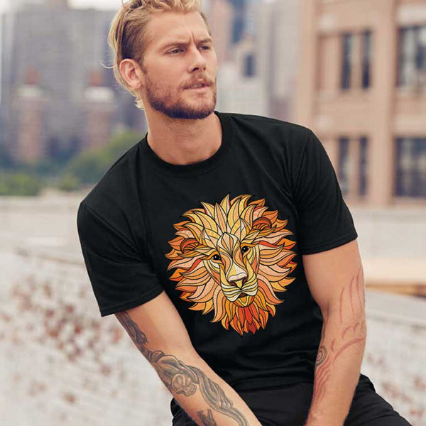 Golden Lion Mosaic T-Shirt - SouthofMemphis - 1